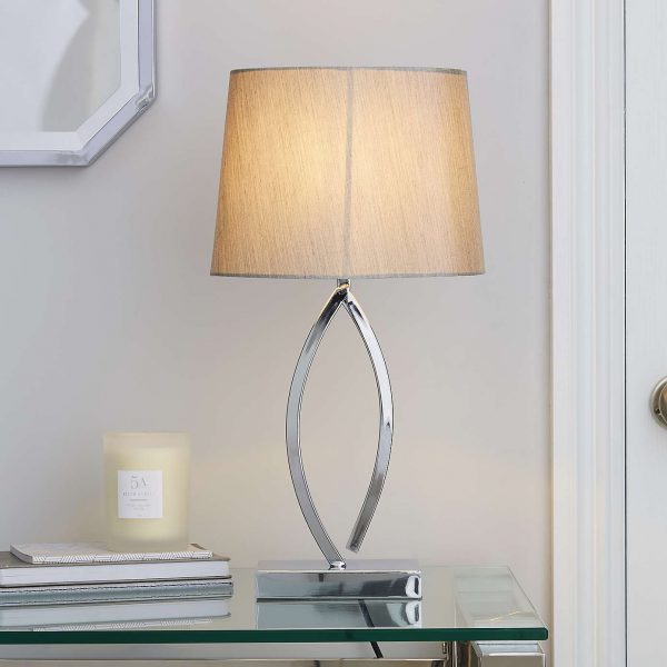 Como Table Lamp Chrome Shade